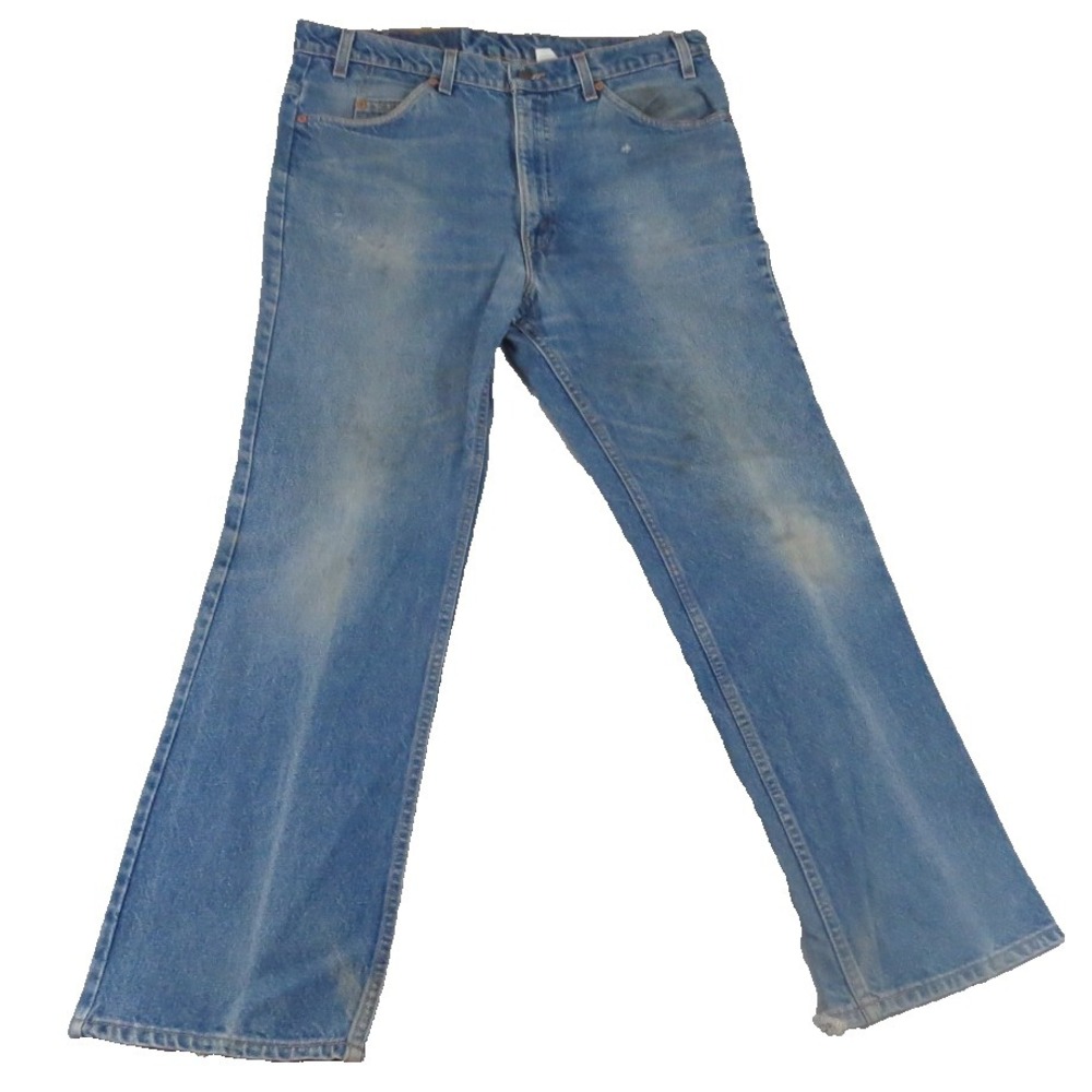 Levi's VTG 80s 517 Orange Tab Jeans‎ Men W38 L30 Denim Bootcut Blue Made In USA